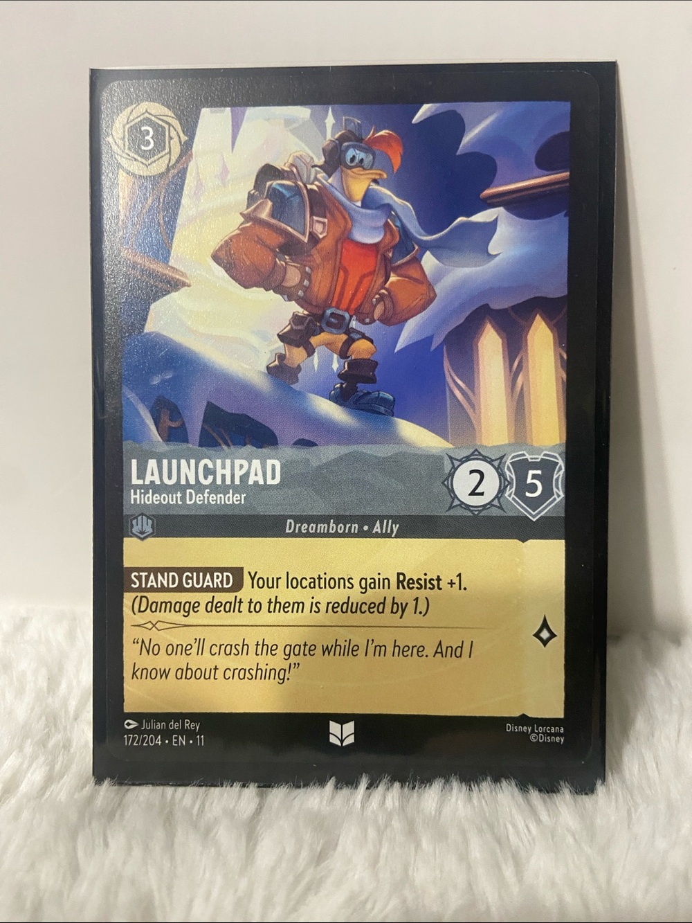 Lorcana Launchpad - Hideout Defender (#172/204) from the Winterspell (Set 11)